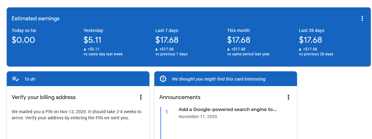 Adsense Earning